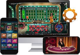 Caribbean Stud Poker live dealer table interface at liga788 login with betting layout and hand rankings visible
